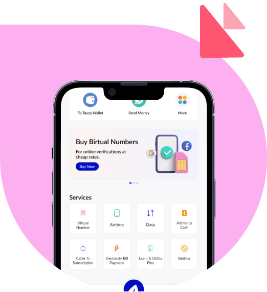 Tayza App Features Interface